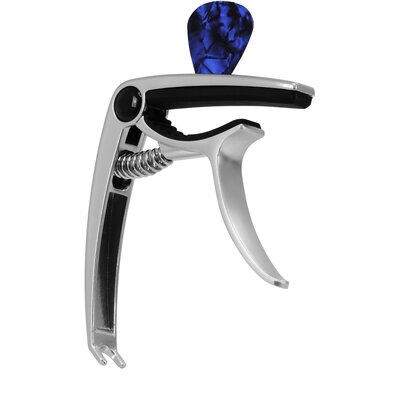 Kapodaster MUSICMATE MM-A6 Tuneclip Srebrny