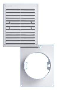 Un Kratka Z Wyjściem Rurowym Biała 175*215Mm Fi100Mm KRA 043 BI 5903206010437