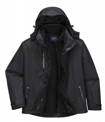 Portwest Kurtka Ocieplana 3W1 S553 Czarna M KUR S553 M 5036108288434