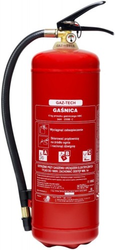 Un Gaśnica Proszkowa 6Kg OGP 6X ABC/E 5904730259040
