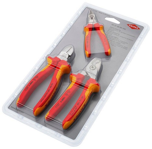 Knipex Zestaw Narzędzi Do Prac Elektroinstalacyjnych 3Szt. KN 00 31 302 4003773087892