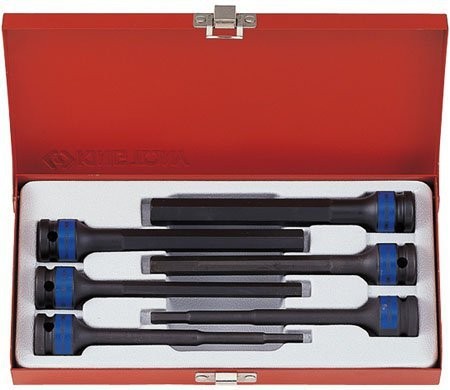 King Tony Zestaw Nasadek Udarowych Z Końc.Hex 1/2