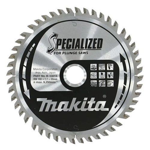 Makita Piła Spiekowa Do Drewna Specjalized 165*20Mm 48Z M B-33015 1110003708458