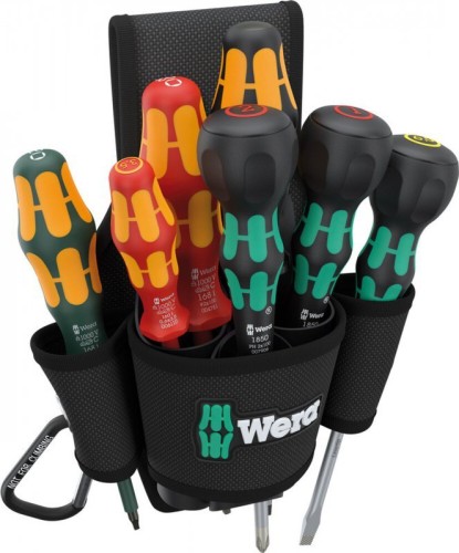 Wera Kieszeń Do Mocowania Na Pasku Set 3 9622+ Wkrętaki, 8Cz W05300306001 4013288227638