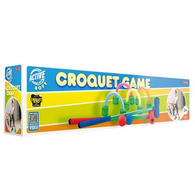 Gra plenerowa Miękki krokiet Soft Croquet Game 3+