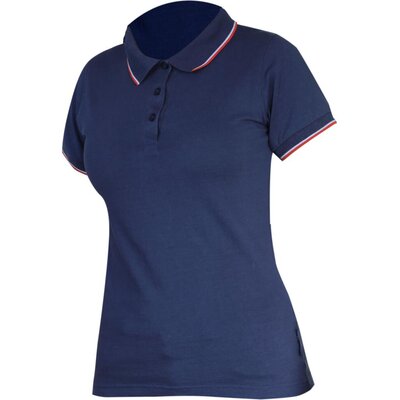 LAHTI PRO Koszulka polo damska 190g/m2, granatowa, 