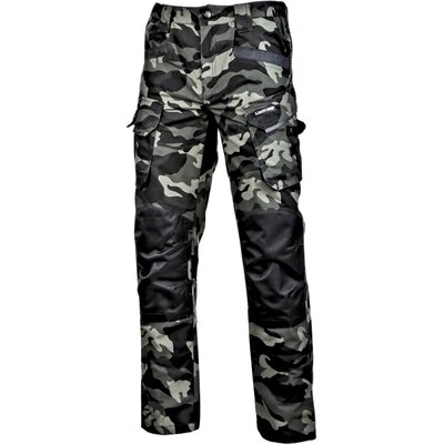 LAHTI PRO SPODNIE BOJÓWKI MORO ZIELONE WZMOCNIONE SLIM FIT 