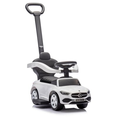 Milly Mally Pojazd z rączką MERCEDES C-Class Deluxe White