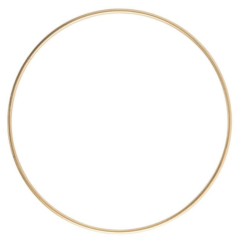 Koło / obręcz do łapacza snów złoto 15cm