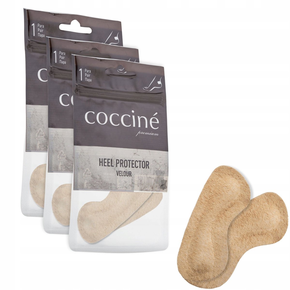 KOMPLET 3x WKŁADKI ZAPIĘTKI SKÓRZANE DO OBUWIA BUT