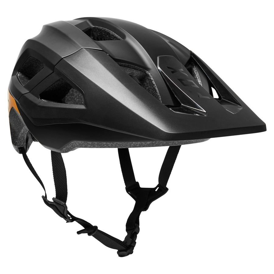KASK ROWEROWY FOX JUNIOR MAINFRAME BLACK/GOLD