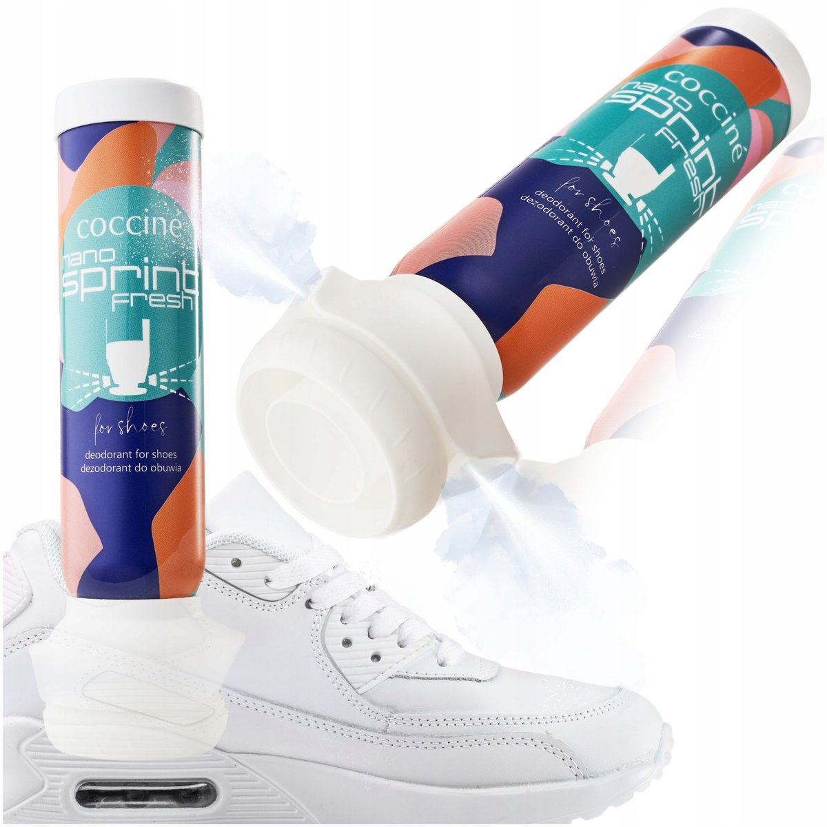 Dezodorant do Butów Odświeżacz do Obuwia Dysza Dwustronna Coccine 100 ml