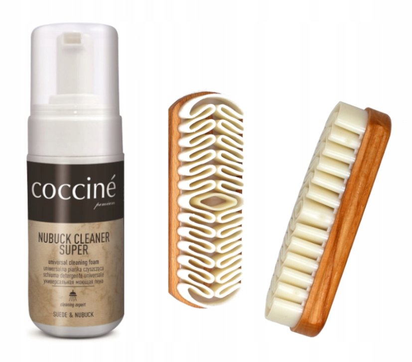 Szczotka do Butów Pianka Czyszcząca Zamsz Nubuk