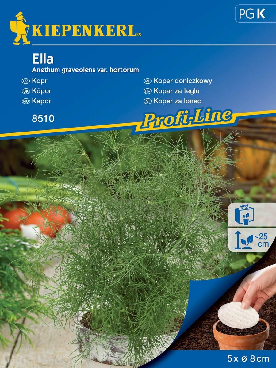 Koper doniczkowy ELLA nasiona na krążku aromatyczny