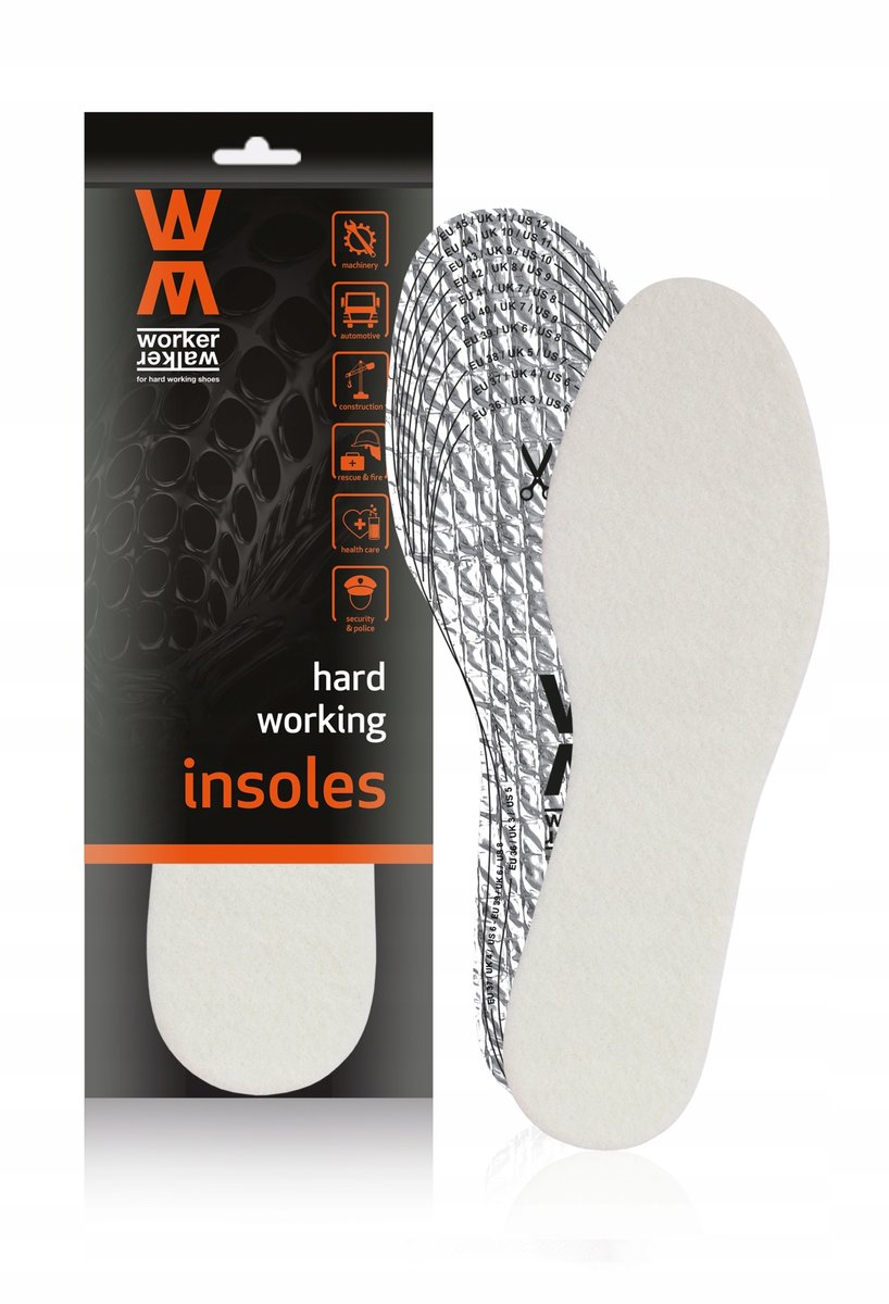 WORKER WALKER WKŁADKI Z IZOLACJĄ TERMICZNĄ CIEPŁE