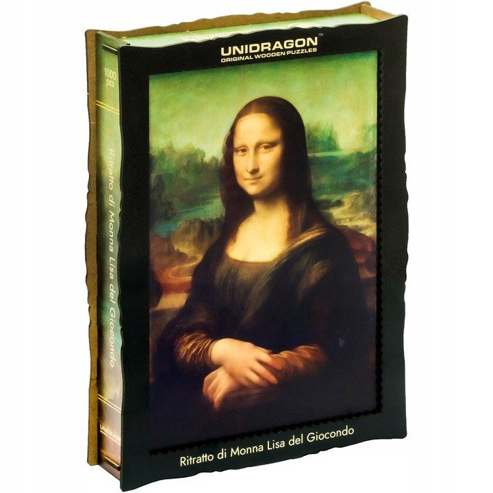 Puzzle Drewniane Dla Dorosłych Mona Lisa Leonardo Da Vinci 1000 Elementów