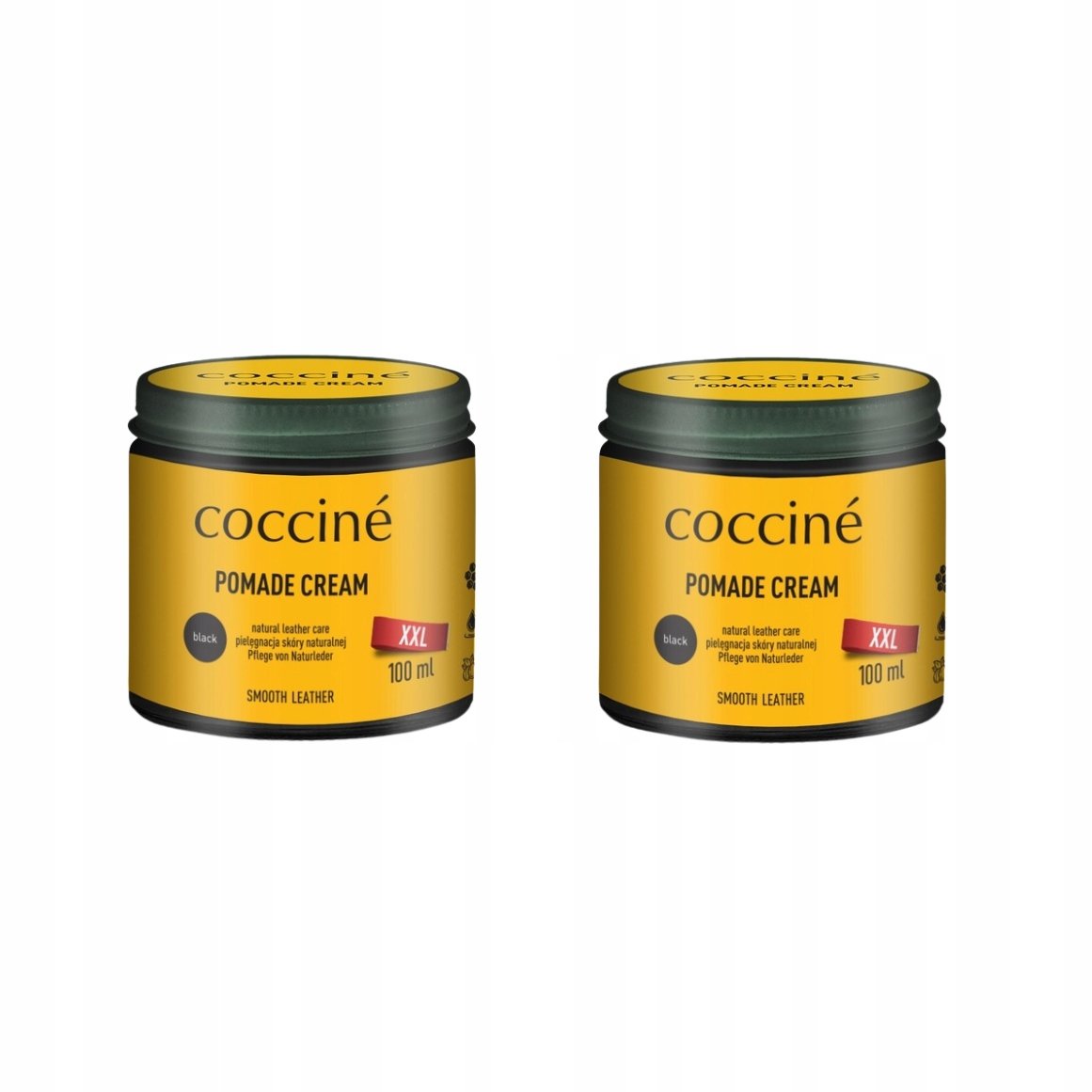 2x Pasta do Butów Krem do Pielęgnacji Skór Obuwia Pommadier Czarny Coccine
