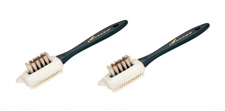 2X SZCZOTKA DO ZAMSZU NUBUKU TARRAGO BRUSH DE LUXE