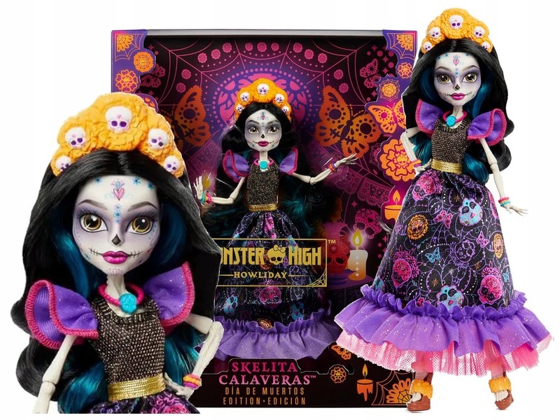 Lalka Monster High Howliday Día De Muertos Skelita Calaveras Doll