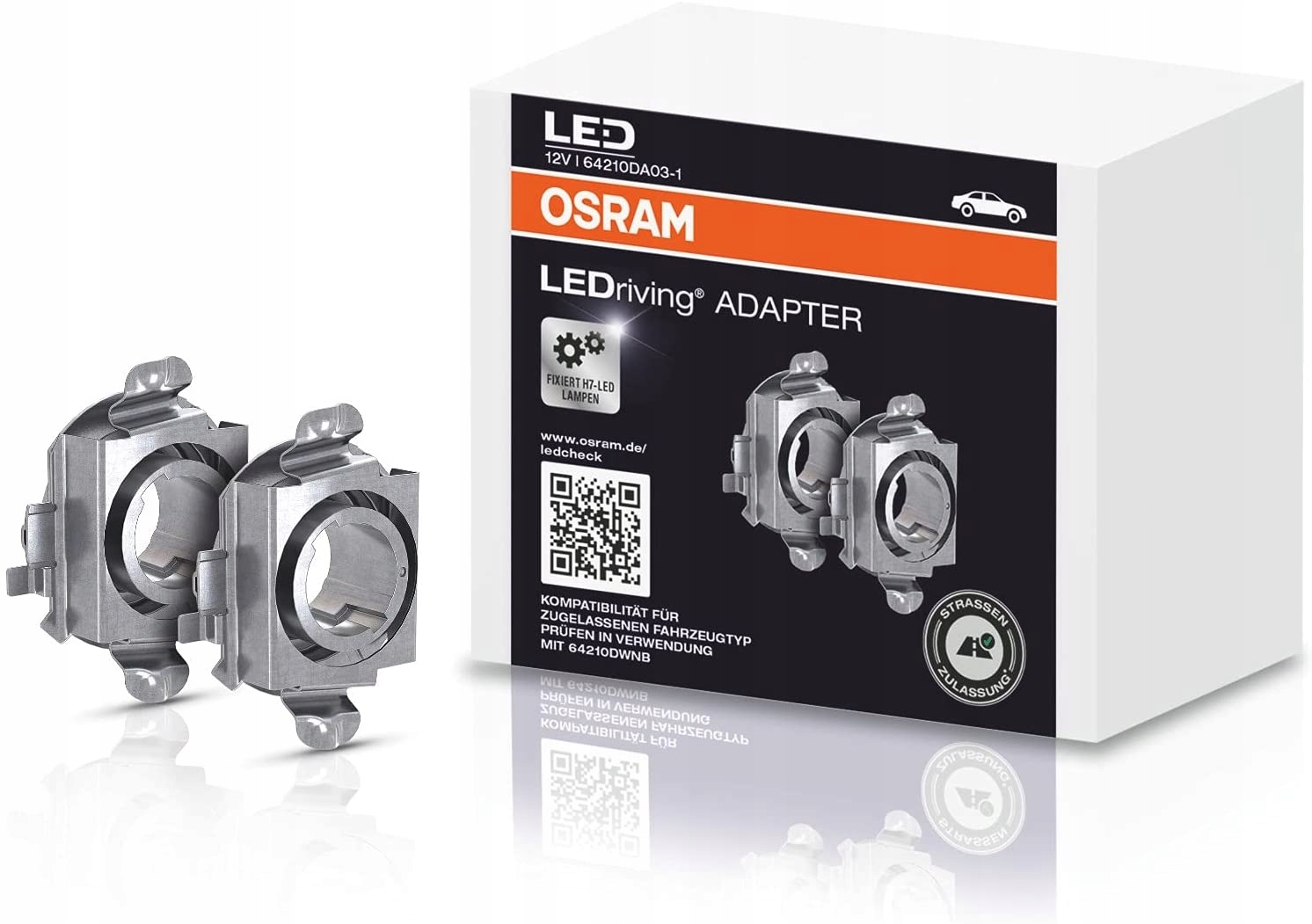 Adapter do żarówek samochodowych Osram Night Breaker H7-LED
