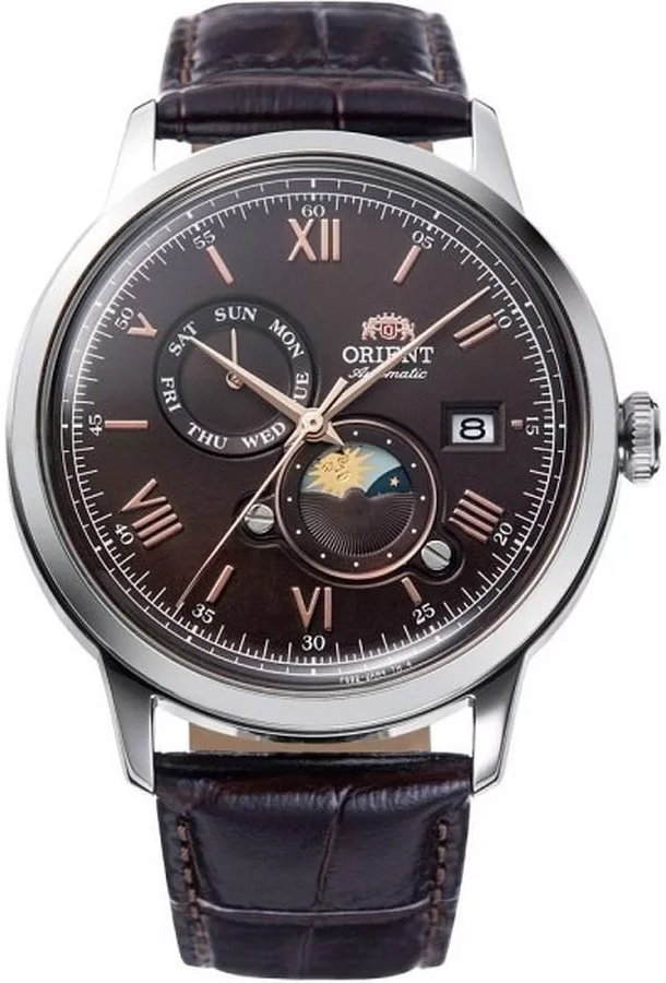 Zegarek Orient RA-AK0804Y30B Bambino Sun & Moon Automatic