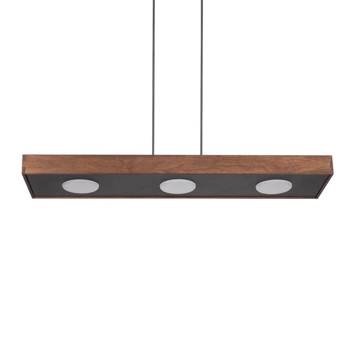 Wisząca lampa do jadalni Dalia 41005 Sigma zwis czarna brązowa
