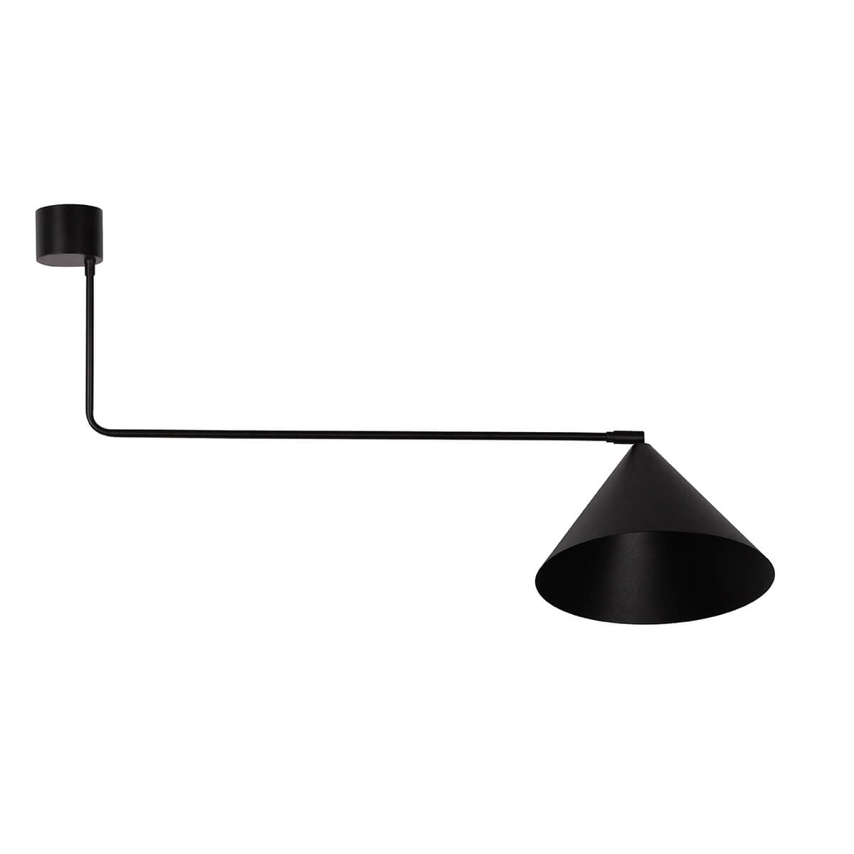 Lampa sufitowa Magic 40929 Sigma stożek na wysięgniku czarny