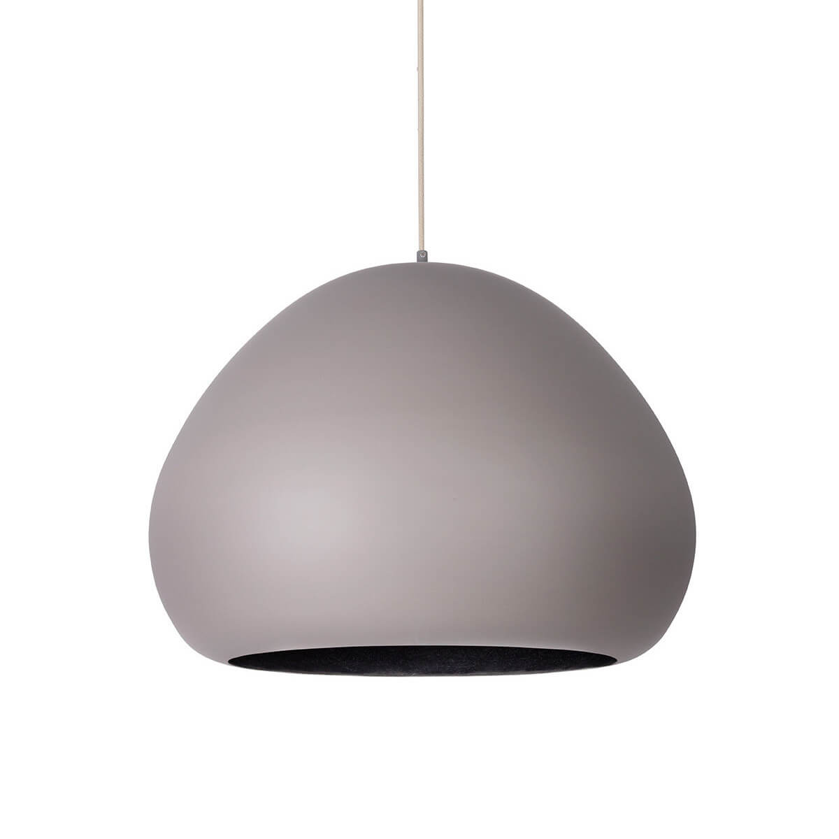 Lampa zawieszana nad stół Lava 41081 Sigma do jadalni szara czarna