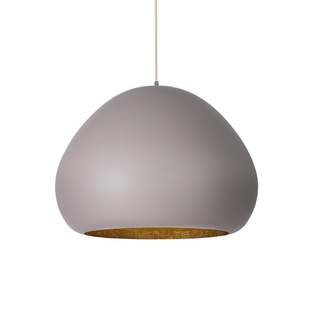 Wisząca lampa kuchenna Lava 41080 Sigma metalowa szara złota