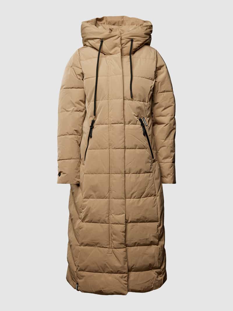 Płaszcz pikowany z detalami z logo model ‘Tynse’