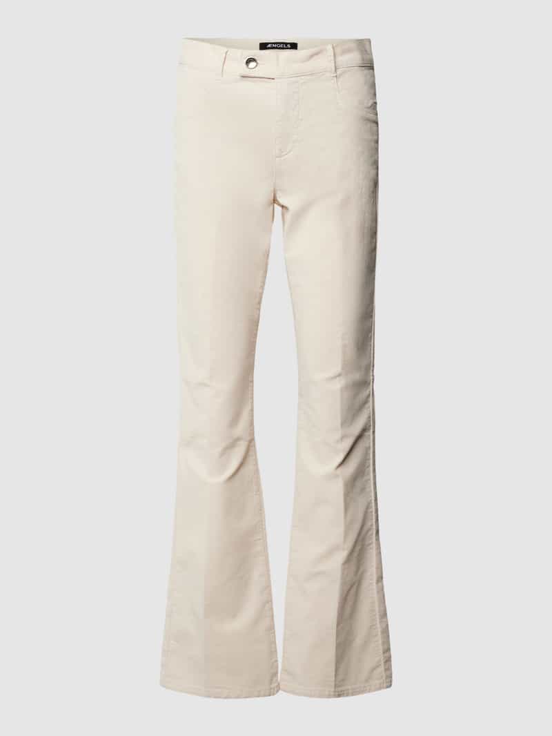 Spodnie materiałowe z wpuszczaną kieszenią