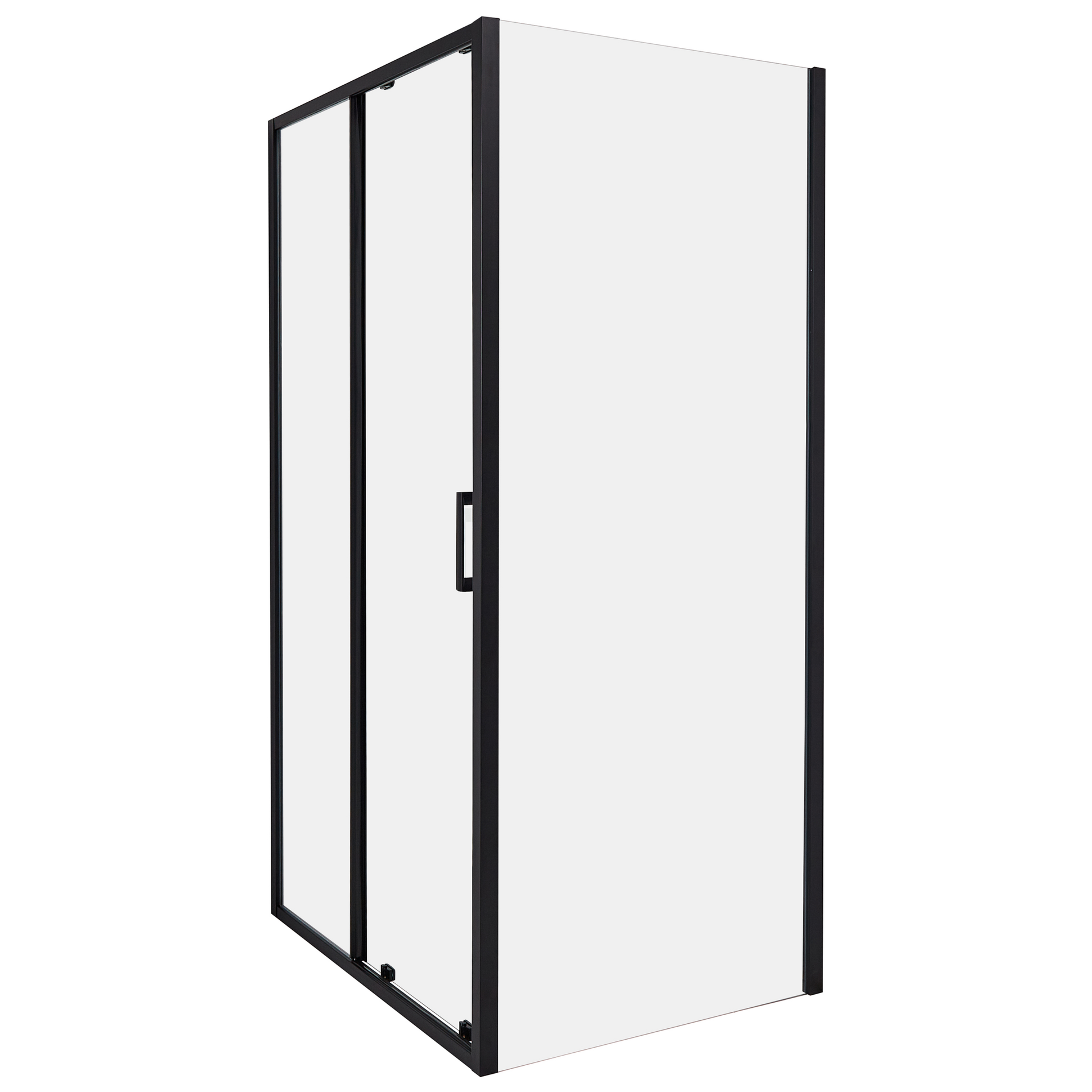 Beliani Kabina prysznicowa YORO 80 x 100 x 185 cm Czarny