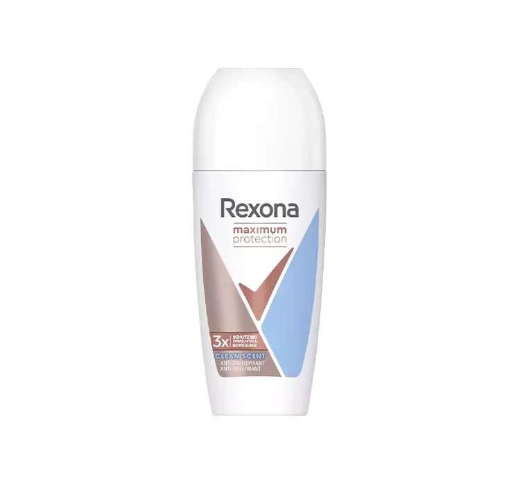 REXONA MAXIMUM PROTECTION ANTYPERSPIRANT W KULCE DLA KOBIET CLEAN SCENT 40ML
