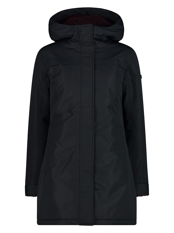 CMP Parka w kolorze czarnym
