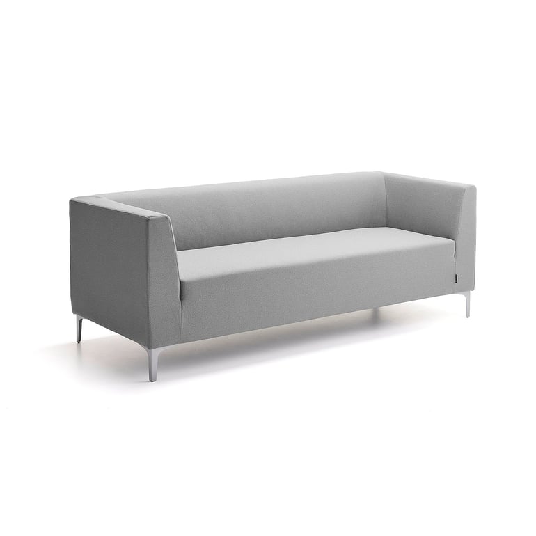 Sofa 3-osobowa CASUAL, tkanina CURA, szary