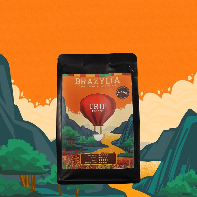 Kawa ziarnista Trip Coffee Brazylia DARK 250g