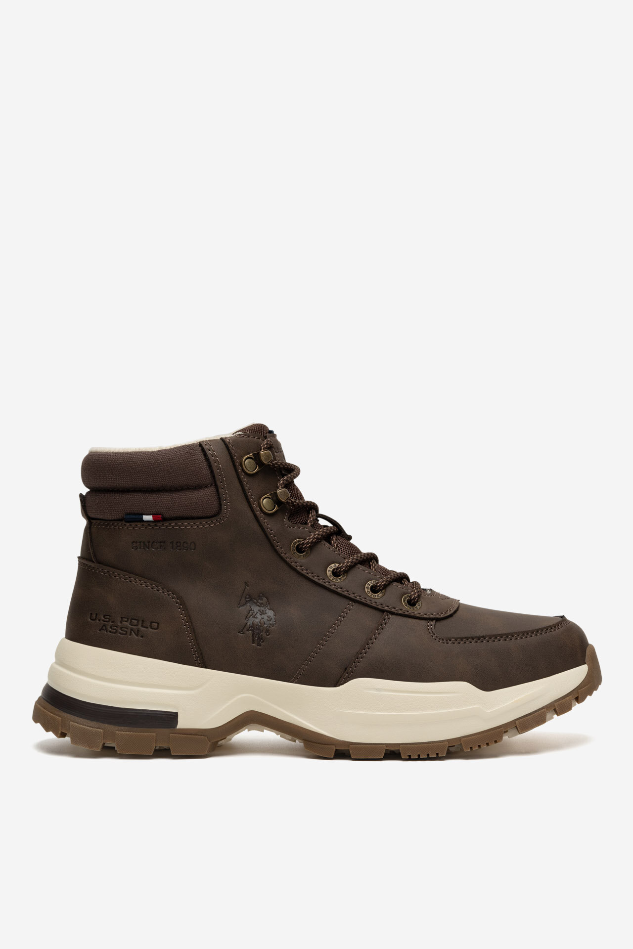 U.S. POLO ASSN. OSCAR001M/DYT1 Brązowy
