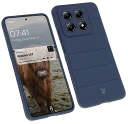 Bizon Pancerne etui Case Tur do Xiaomi 14T, granatowe