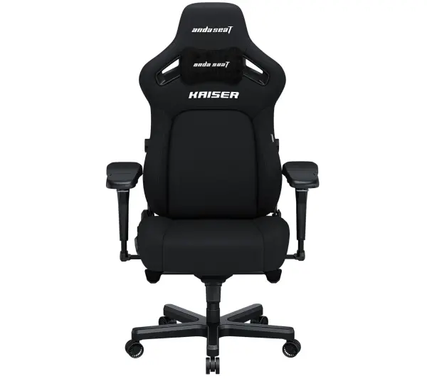 Anda Seat Kaiser 4 L Gamingowy do 120kg Tkanina Czarny