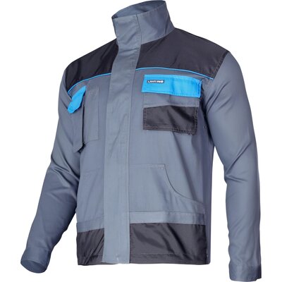 LAHTI PRO BLUZA OCHRONNA SZARO-NIEBIESKA 100% BAWEŁNA 3XL