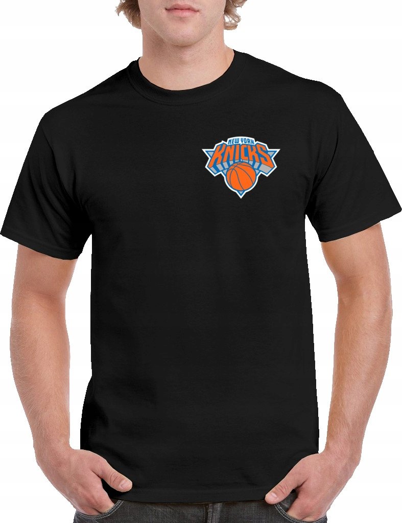 P00482 MĘSKA KOSZULKA NEW YORK KNICKS NBA KOSZYKÓWKA PREZENT CZARNA M