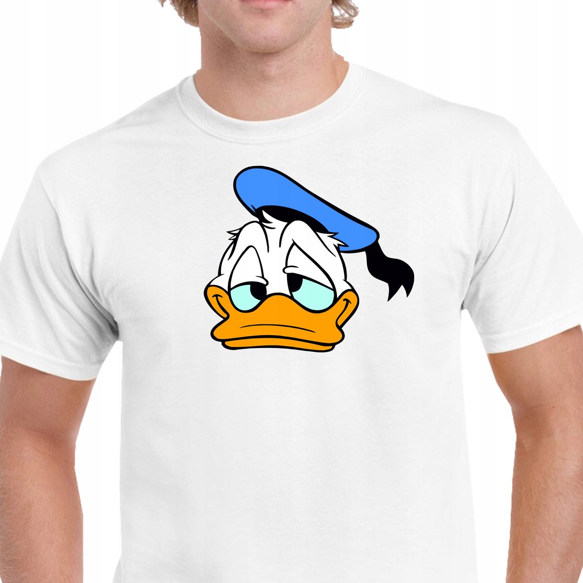 KOSZULKA ŚMIESZNA KACZOR DONALD DUCK PREZENT BAJKA P040 BAWEŁNA M
