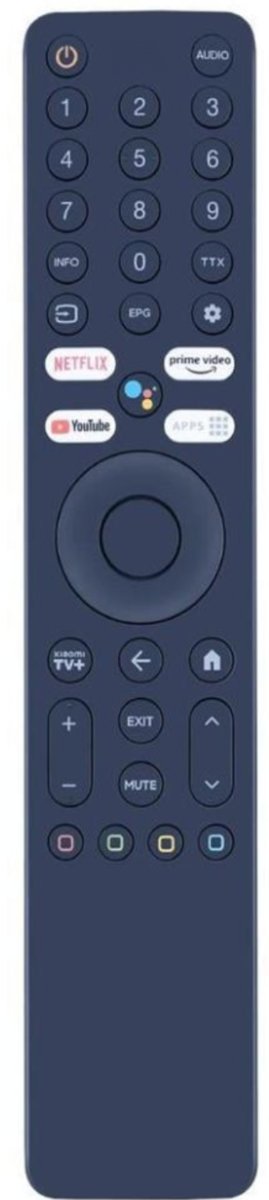 Pilot do XIAOMI XMRM-ML Bluetooth Voice Netflix Prime video Youtube APPS Ultra HD 4K QLED