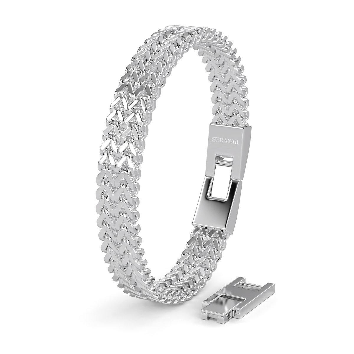 SERASAR | Premium stainless steel bracelet for men [] - 23cm