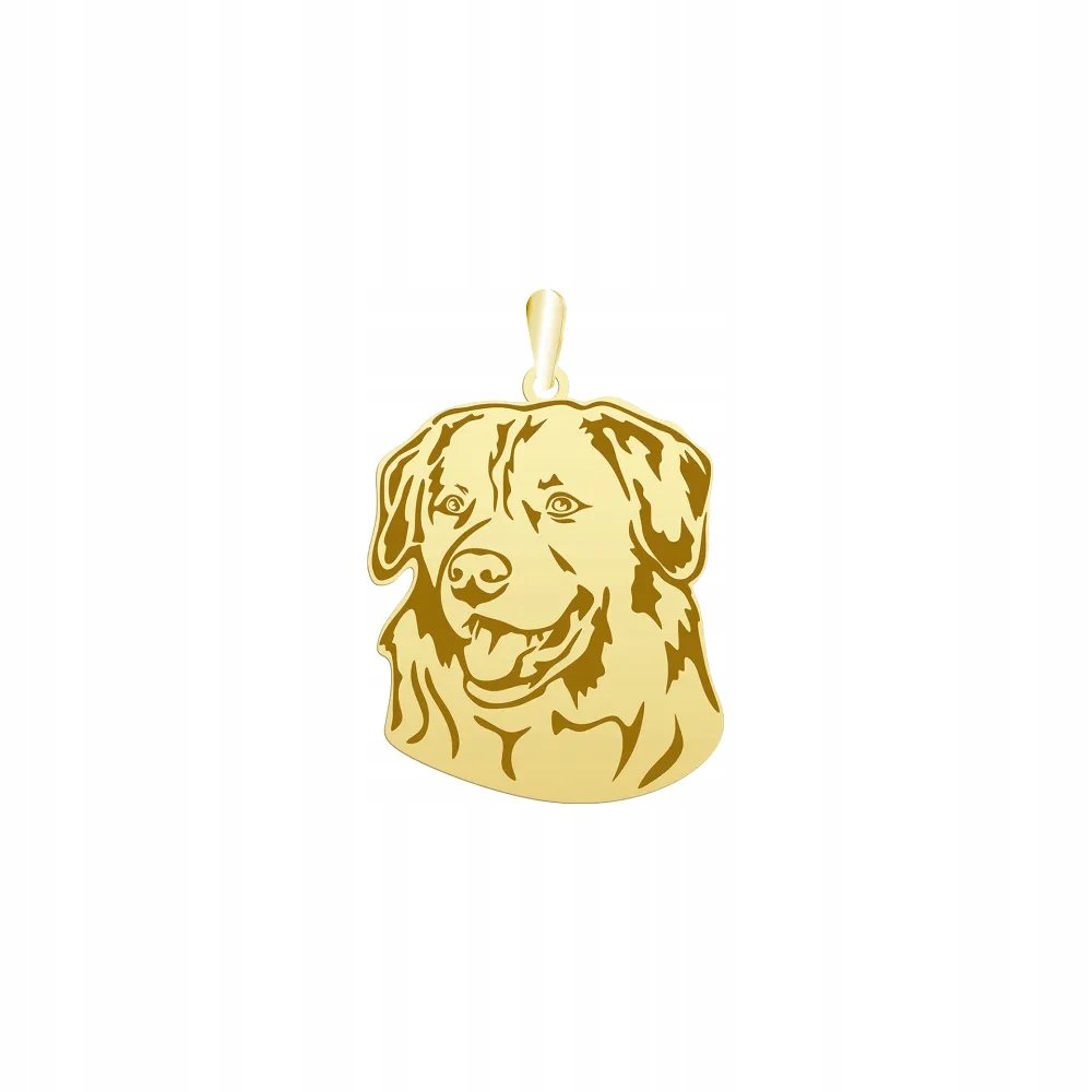 Zawieszka Złota z Nova Scotia Duck Tolling Retriever 925 Prezent GRAWER