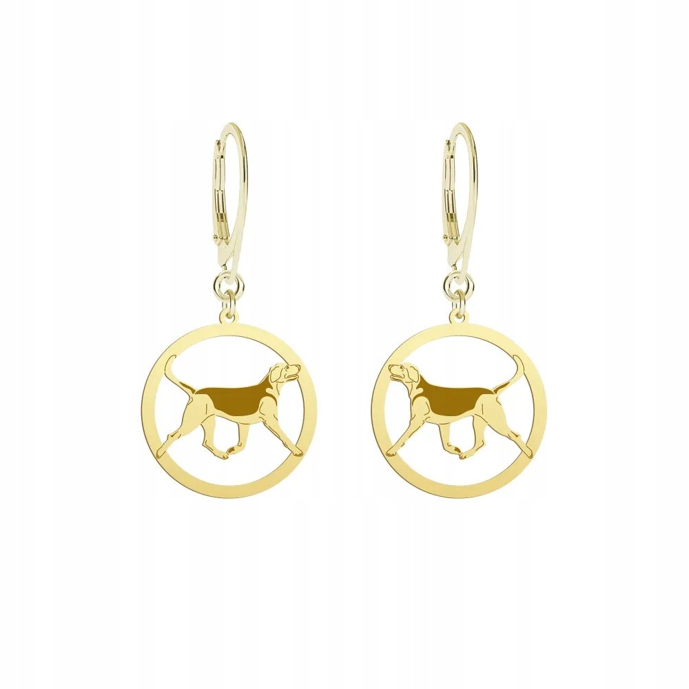 Kolczyki Złote z Ogar Polski 925 Prezent dla Kobiety Biżuteria GRAWER