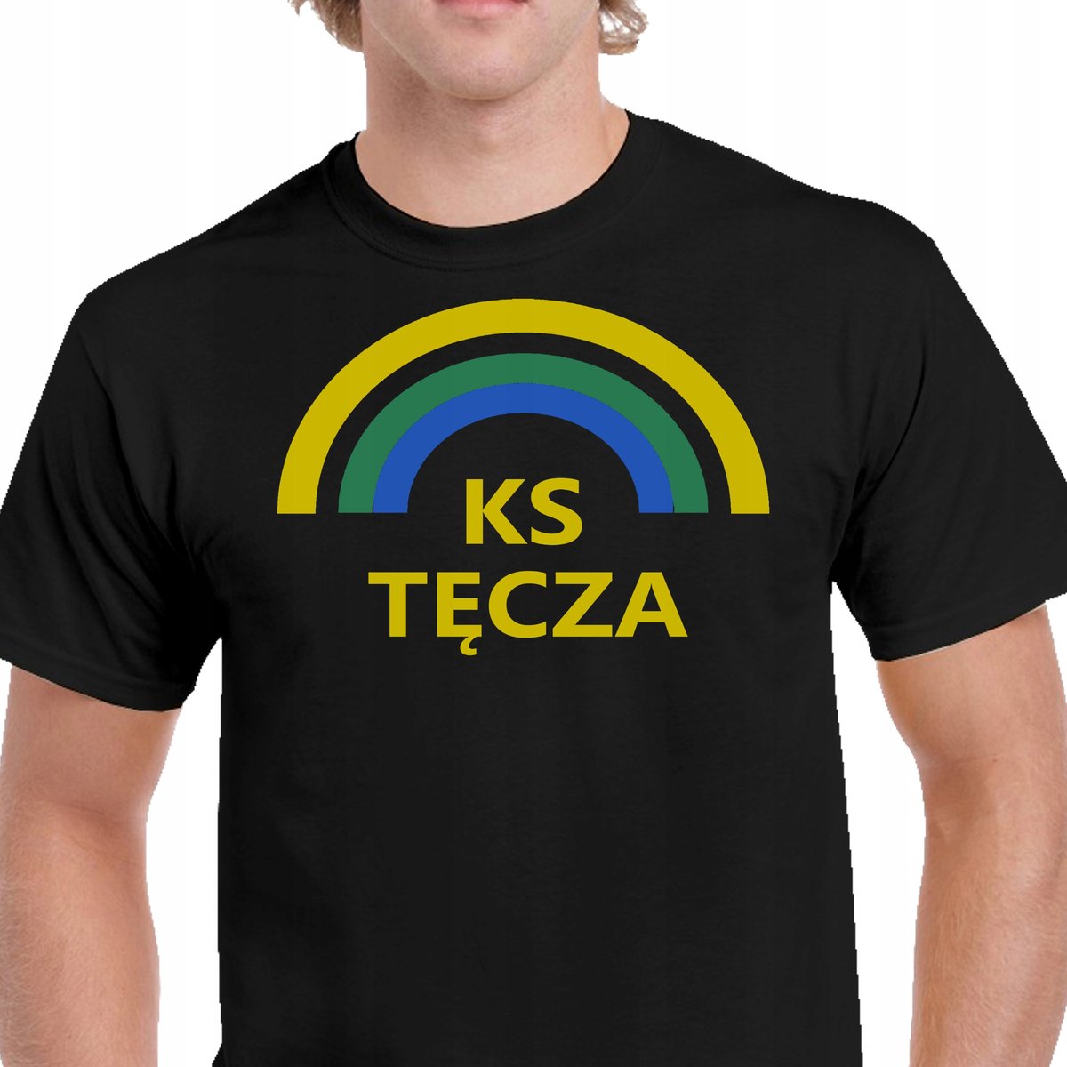 P027 ŚMIESZNA KOSZULKA KS TĘCZA MIS BAREJA FILM S BAWEŁNA PREZENT CZARNA L