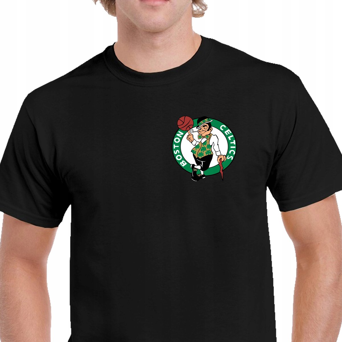 P00463 MĘSKA KOSZULKA DLA FANA NBA KOSZYKÓWKA B0STON CELTICS CZARNA XL