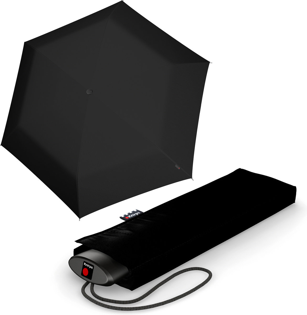 Parasol mały manualny Knirps AS.050 Czarny