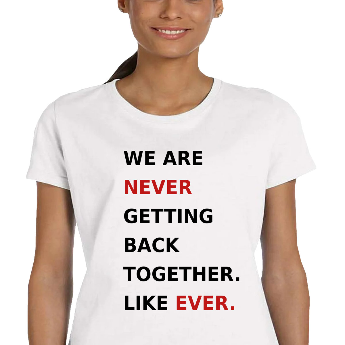P174 KOSZULKA DAMSKA TAYLOR SWIFT WE ARE NEVER GETTING BACK EVER M